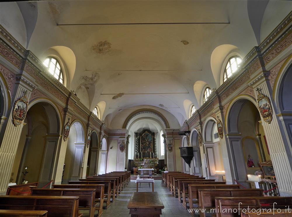 Biella (Italy) - Interior of the Church of San Biagio